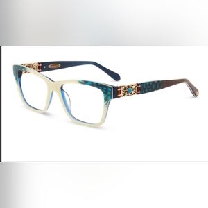 Coco Song Women's Eyeglasses Mind Map CV157 White Col. 4 53/16/140 NEW & Case